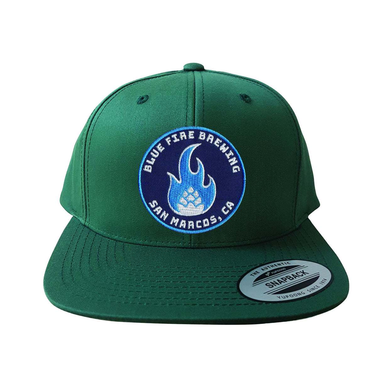 Pro Style Twill Cotton Snapback - Blue Fire Brewing